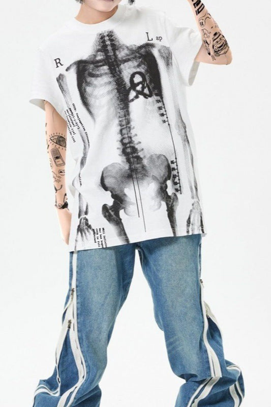 X-Ray Bone Graphic T-Shirt