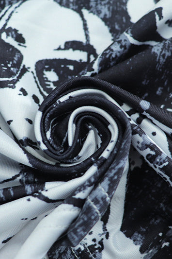 Sleeveless Crop Top Skirt Two Pieces Set