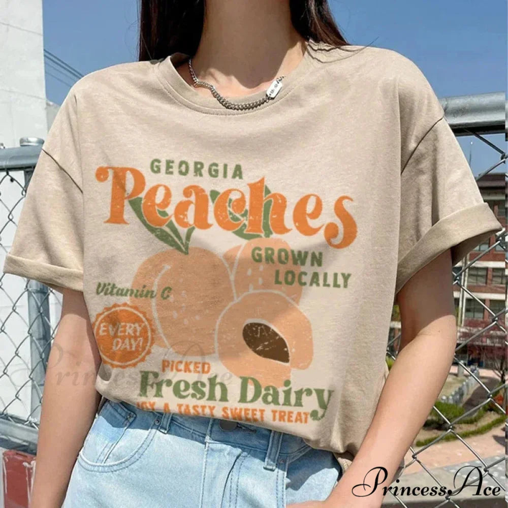 90s Vintage Peach Classic T-shirt