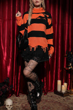 Festive Halloween Long Sleeve Sweater
