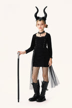 Dark Witch Dress Kid Halloween Costume