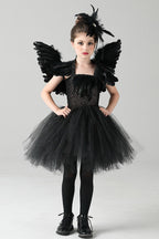 Black Swan Dress Kid Halloween Costume