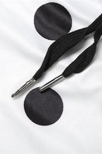 Number Print Fitted Tee Two Pieces Set