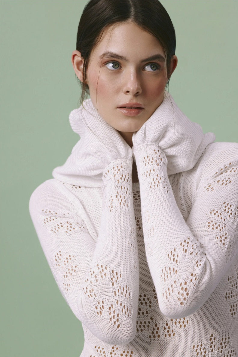 Ruffled Pullover Long Boho Dress