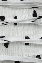 Sexy Polka Dot Halter Backless Mini Dress