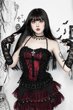 Gothic Tulle Contrast Ballet Skirt