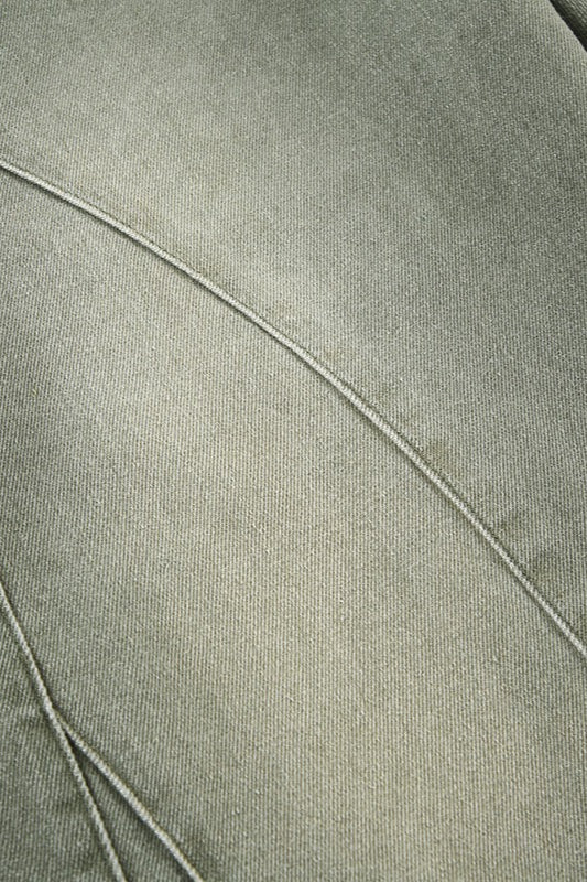 Distressed Bell Bottom Denim Jeans