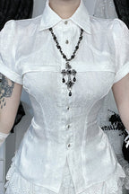 Fitted Lolita Lace Blouse