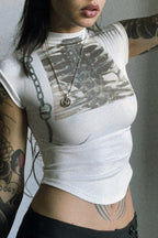 Gothic Graphic Slim Fit T-Shirt