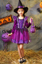 Witch Princess Dress Kid Halloween Costume