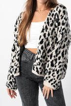 Loose Fit Colorblock Cardigan