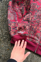 Gothic Full Pattern Printed Zipper Hoodie