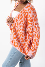 Loose Fit Colorblock Cardigan