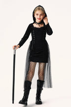 Dark Witch Dress Kid Halloween Costume