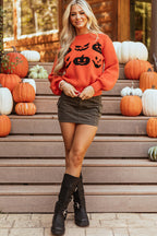 Casual Halloween Knit Pullover Sweater