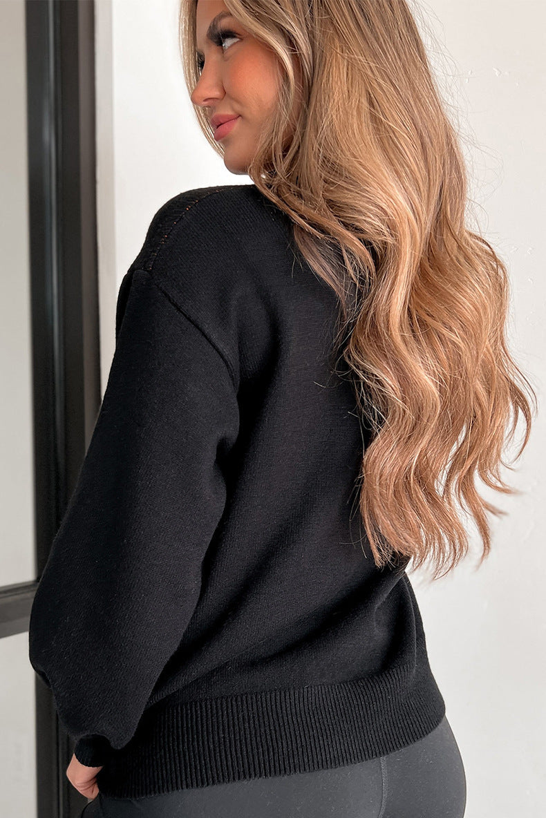 Casual Halloween Knit Pullover Sweater