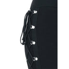 Vintage Gothic Lace Up Slim Halloween Pants