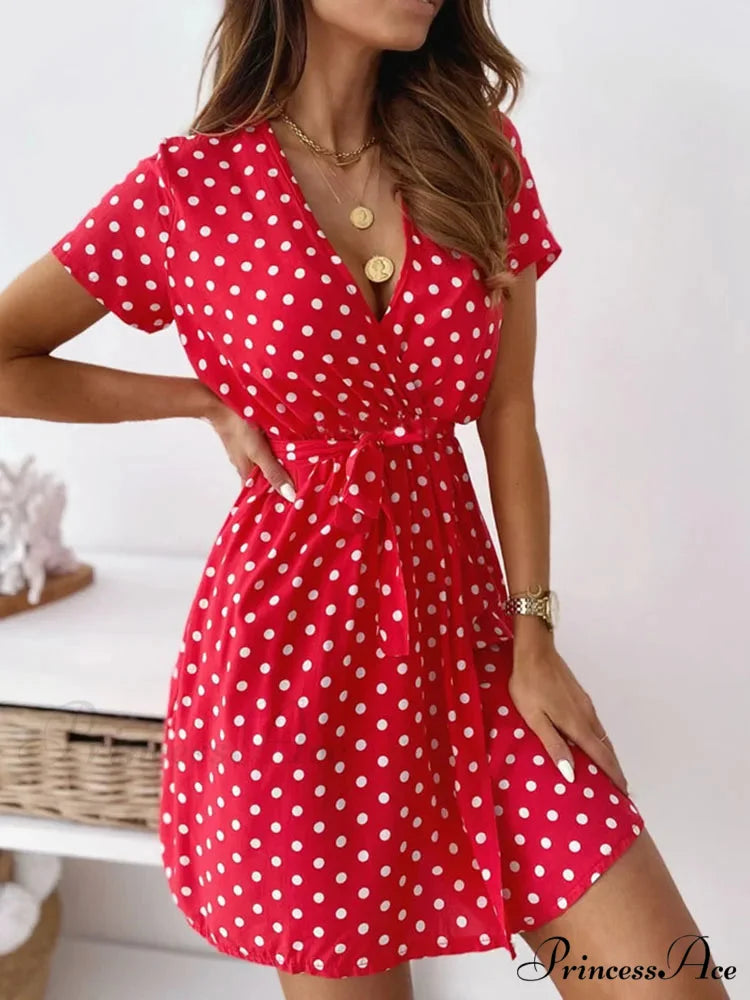 A-Line Mini Party Casual Bohemian Beach Short Boho Dress