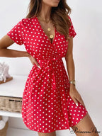 A-Line Mini Party Casual Bohemian Beach Short Boho Dress