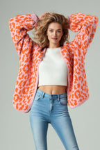 Loose Fit Colorblock Cardigan