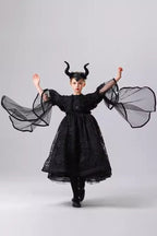 Maleficent Style Kid Halloween Costume