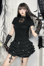 Pendant Detail Bodycon Street Skirt