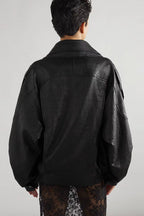 Vintage Genuine Leather Moto Jacket