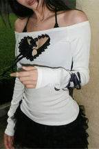 Heart Cutout Gothic T-Shirt