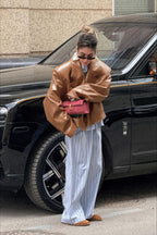 Blazer Style PU Leather Jacket