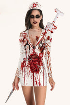 Horror Blood Nurse Halloween Costume