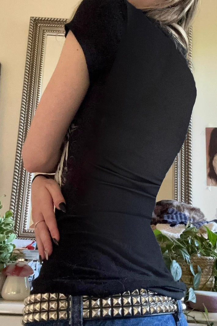 Y2K Wing Graphic Slim Fit T-Shirt