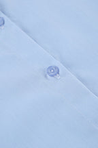 Elegant Simple Bell Sleeve Solid Blouse