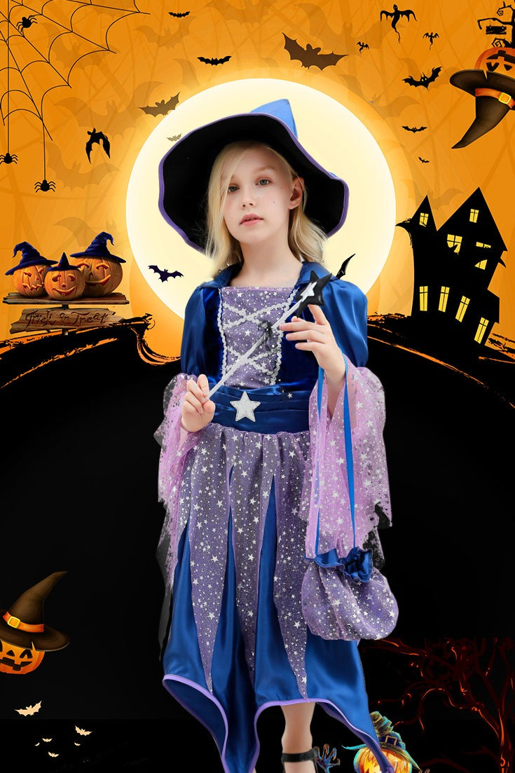 Witch Dress Kid Halloween Costume