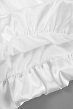 Elegant Satin Bubble Boho Dress