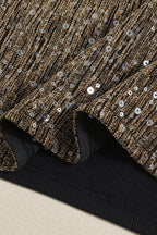 Sequin Strapless Bodycon Mini Dress