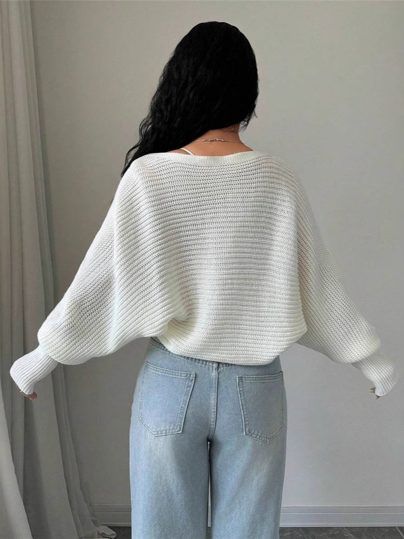 Loose Fit Knit Shrug Cardigan
