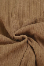 Leopard V Neck Knit Blouse