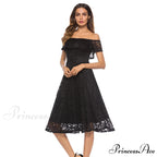 Abigail Scalloped Stylish Lace Formal Dress
