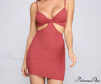 Absolute Bombshell Stylish Cutout Mini Dress