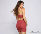 Absolute Bombshell Stylish Cutout Mini Dress