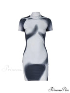 Abstract Print Rib Trendy Crop Tank Top