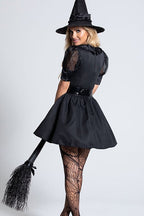 HalloweenBlack Mesh Witch Dress