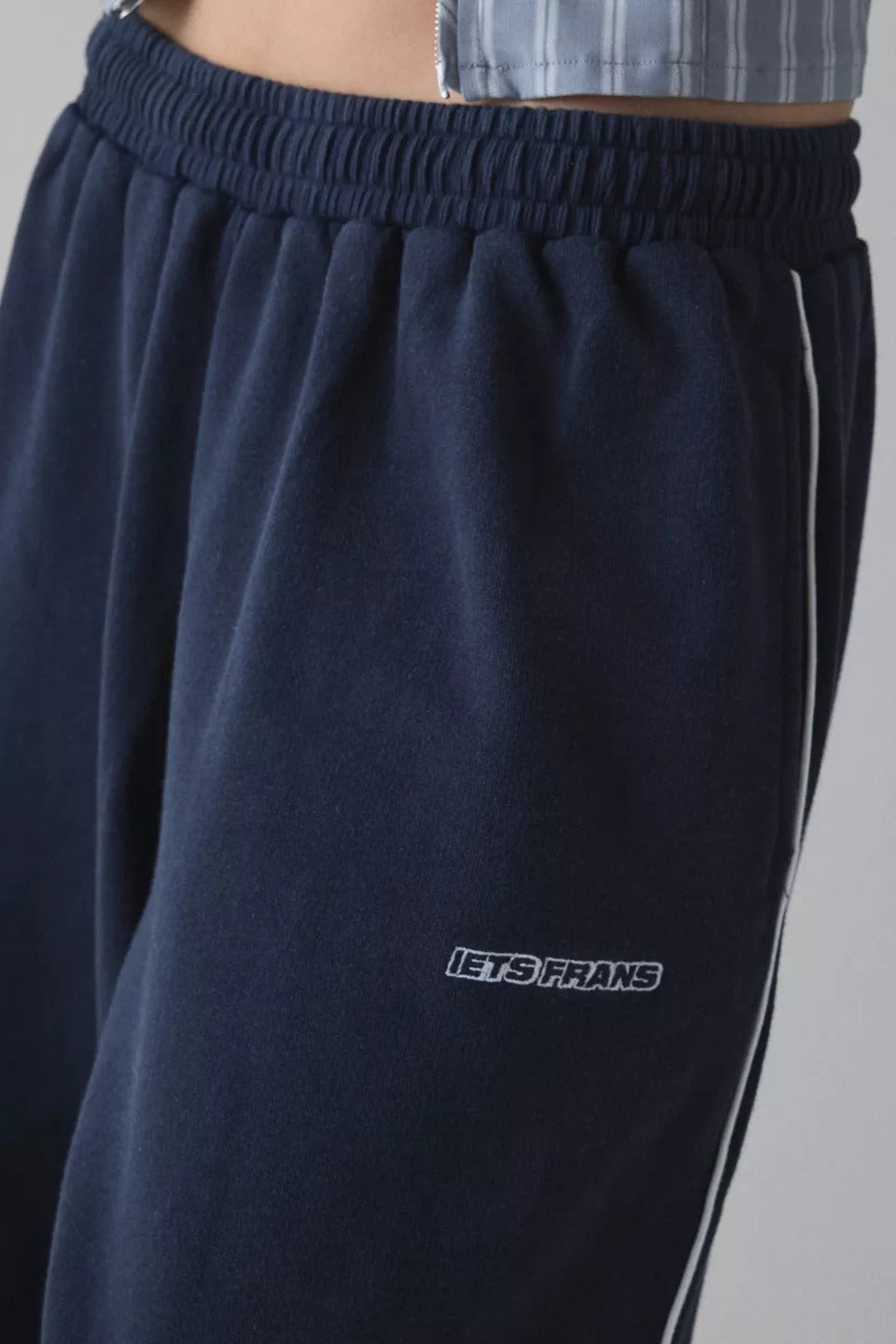 Elastic Waist Loose Fit Casual Pants