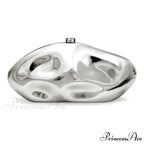 Acrylic Geometric Form Evening Clutch