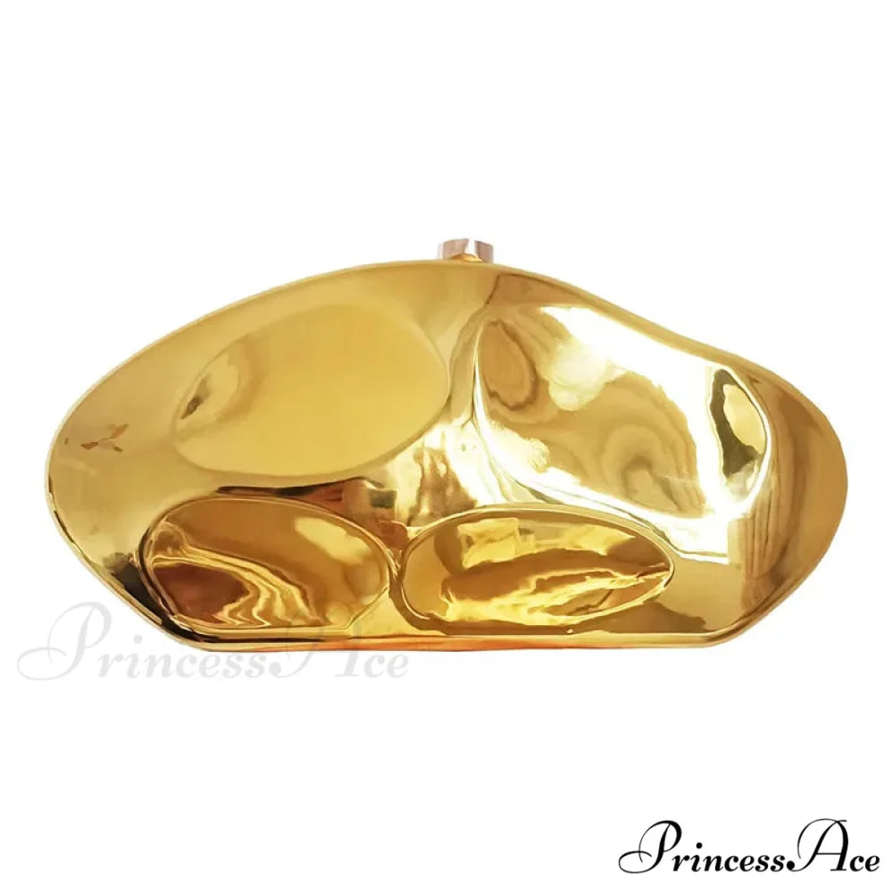 Acrylic Geometric Form Evening Clutch