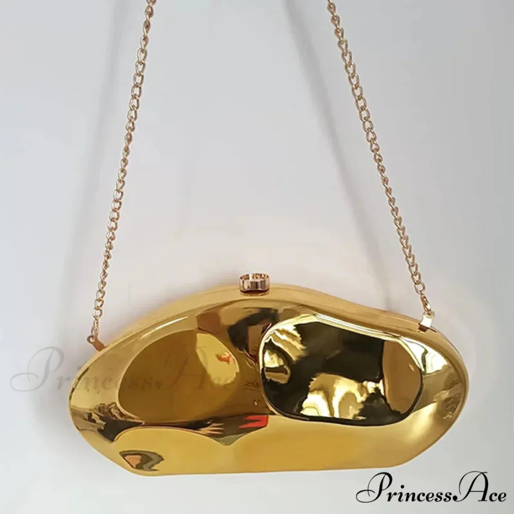 Acrylic Geometric Form Evening Clutch