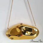 Acrylic Geometric Form Evening Clutch