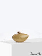 Acrylic Oval Shaped Designer Evening Celebration Handbag Mother-of-Pearl Clutch