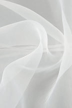 White High-Waist Split Maxi Skirt