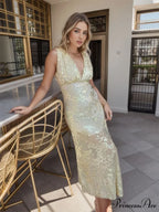 Adley Formal Floral Charming Foiled Mini Dress